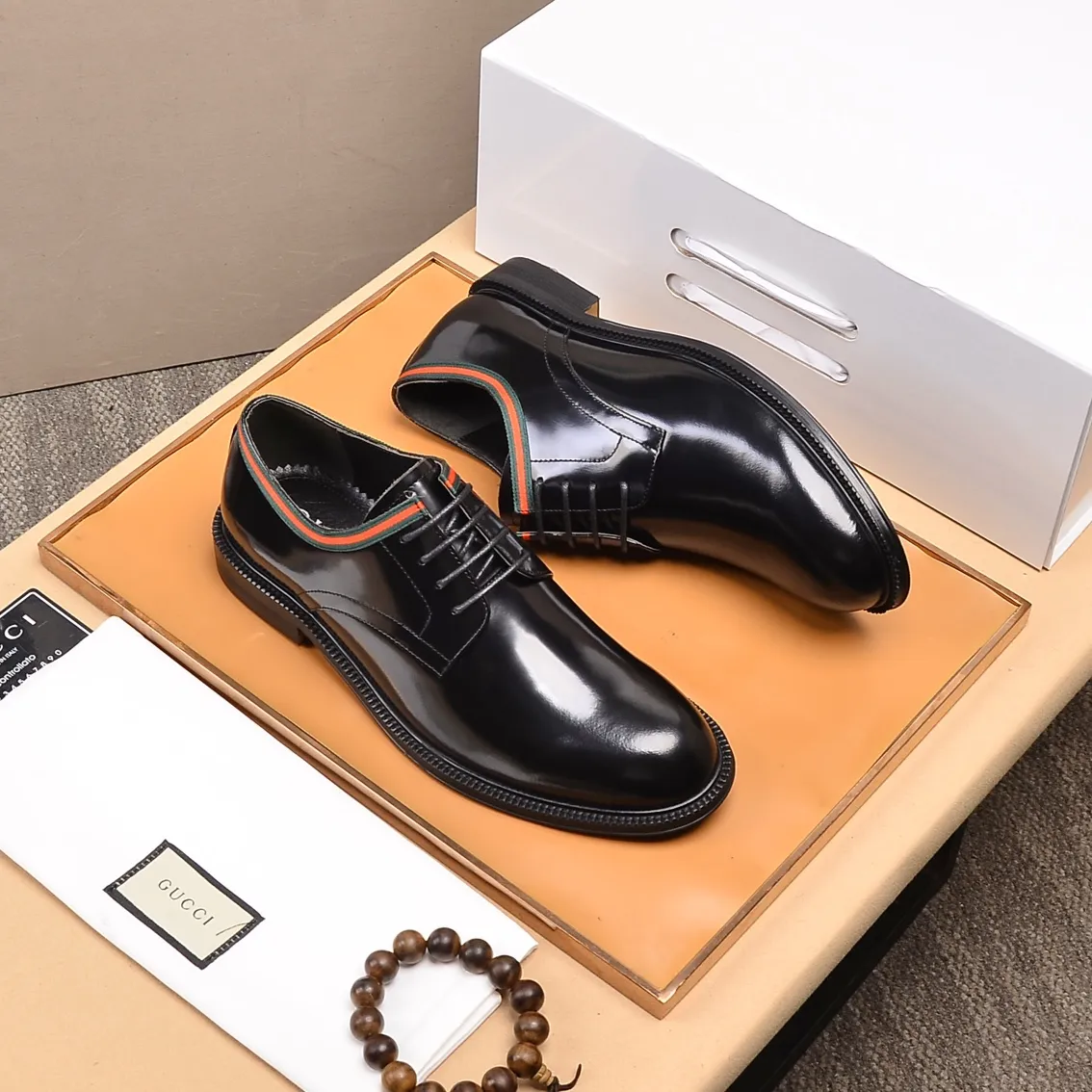 Men's shoes💰540📛📛Original (water-dyed cowhide) Gucci GUCCI official website formal shoes🌀 Italian🇮🇹imported cowhide➕top imported water-dyed cowhide lining💋Finely handmade original bottom, the real thing looks better when photographed in person Standard size 38-44